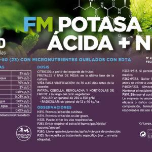 FM POTASA ÁCIDA + N
