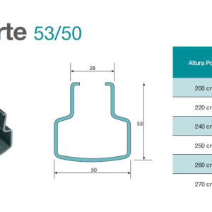 Postes extremos extra fuerte