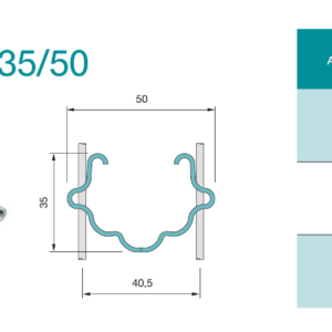 Postes intermedios manchego